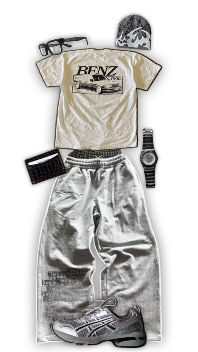 Streetwear fit example